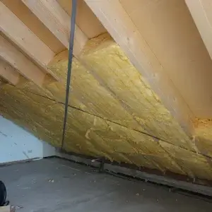 Das Dach erhält eine neue Dämmung
